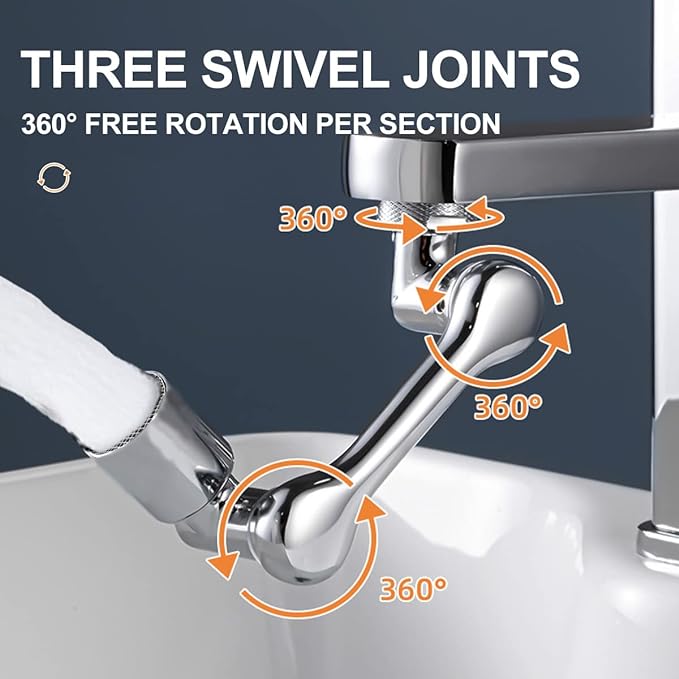 1080° Rotating Universal Splash Filter Faucet Extender