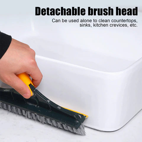 2 in 1 Cleaning Brush With Wiper