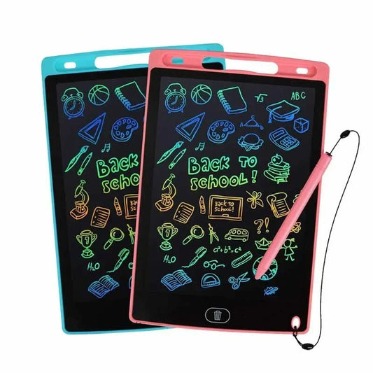 8.5 Inch Magic Flat Drawing Tablet - Learning And Creativity LCD Drawing Tablet For Kids - Developing Fine Motor Skills Interactive Drawing Tablet For Kids - Great Gift For Kids