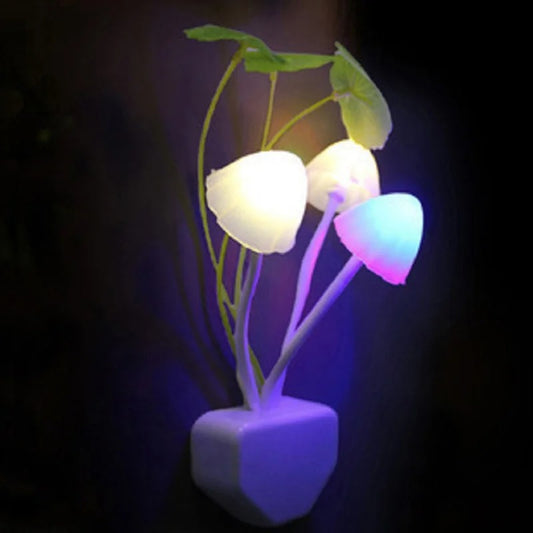 Mushroom Flower Sensor Night LED Light