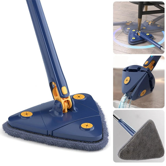 Triangular 360 Degree Rotary Cleaning Mop