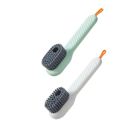 Multi-purpose Shoe Brush Soft Bristle Automatic - Pack of 2